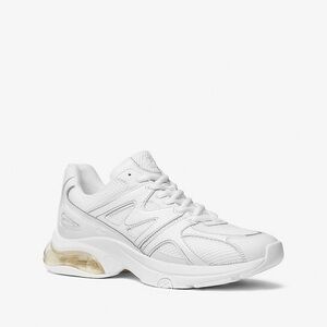 Michael Kors kit Women's mesh & leather White Athletic Sneakers 11